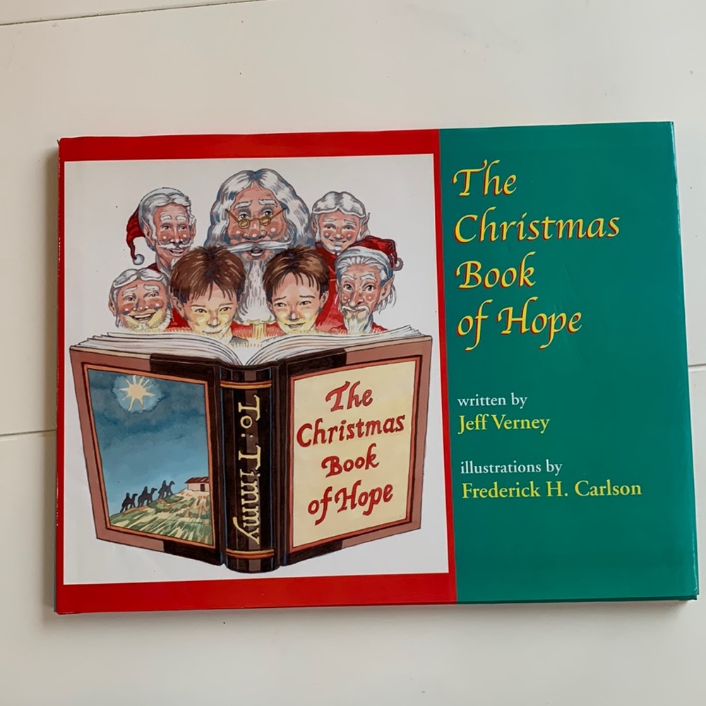 4/$10 The Christmas Book of Hope hardcover book
